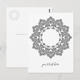 Kleur uw eigen MANDALA - kleurrijk boek 3 Briefkaart