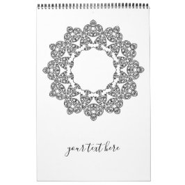 Kleur uw eigen MANDALA - kleurrijk boek 3 Kalender