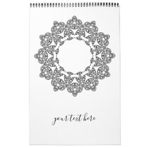 Kleur uw eigen MANDALA - kleurrijk boek 3 Kalender