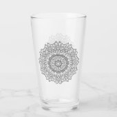 Kleur uw eigen MANDALA - kleurrijk boek 4 Glas (Achterkant)