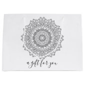 Kleur uw eigen MANDALA - kleurrijk boek 4 Groot Cadeauzakje (Voorkant)