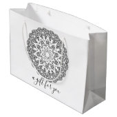 Kleur uw eigen MANDALA - kleurrijk boek 4 Groot Cadeauzakje (Achterkant Gekanteld)