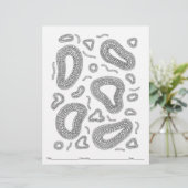 KLEUR UW EIGEN Microscoop Breien Kleurplaat (Staand voorkant)