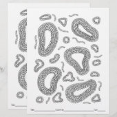 KLEUR UW EIGEN Microscoop Breien Kleurplaat (Voorkant / Achterkant)