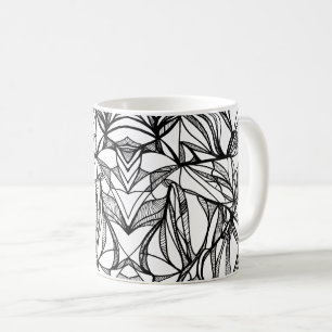 Kleur Uw eigen Mok: kleuractiviteit dij plezier Koffiemok