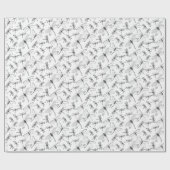 Kleur uw eigen navigatiepatroon cadeaupapier (Vlak)