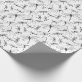 Kleur uw eigen navigatiepatroon cadeaupapier (Hoek)