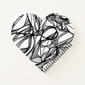 Kleur uw eigen Notitieboek in hart #2: kleurig fij (Achterkant)