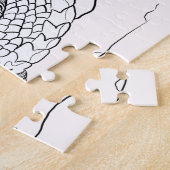 Kleur uw eigen paaldraak legpuzzel (Zijkant)