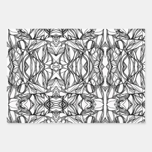 Kleur uw eigen papier met onmiddellijke verpakking inpakpapier vel (Voorkant 3)