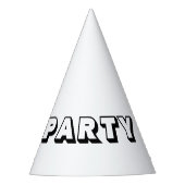 Kleur-uw-eigen  partij feesthoedjes (Voorkant)