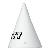 Kleur-uw-eigen  partij feesthoedjes (Rechts)