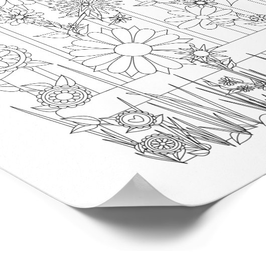 Kleur uw eigen Poster (Hoek)