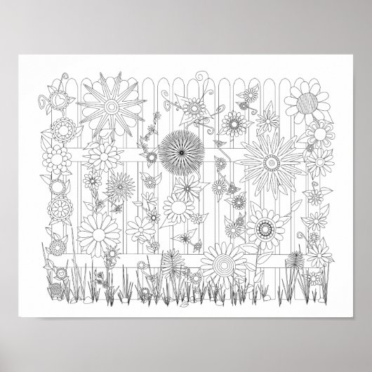 Kleur uw eigen Poster (Voorkant)