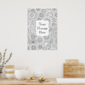 Kleur uw eigen Poster (groot, 20 x 28 inch) (Keuken)