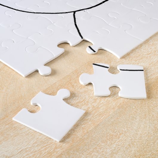 Kleur uw eigen puzzel voor kinderen - Overzicht va (Zijkant)