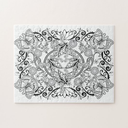 Kleur uw eigen puzzels (Horizontaal)