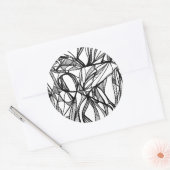 Kleur uw eigen ronde Stickers #2 kleuractiviteit (Envelop)