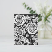 Kleur uw eigen Rozen Briefkaart (Staand voorkant)