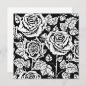 Kleur uw eigen Rozen Notitiekaartje (Voorkant / Achterkant)