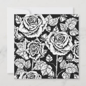 Kleur uw eigen Rozen Notitiekaartje (Voorkant)
