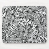 Kleur uw eigen | Tropisch ontsnappingspatroon Muismat (Voorkant)