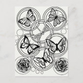 Kleur uw eigen volwassen kleurtiener briefkaart (Voorkant)