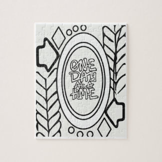 Kleur uw eigen volwassen kleurtiener legpuzzel