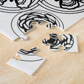 Kleur uw eigen volwassen kleurtiener legpuzzel (Zijkant)