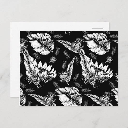 Kleur uw eigen zonnebloemen briefkaart (Voorkant / Achterkant)