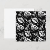 Kleur uw eigen zonnebloemen notitiekaartje (Voorkant / Achterkant)