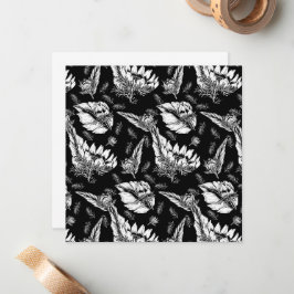 Kleur uw eigen zonnebloemen notitiekaartje