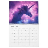 Kleur uw kinder Unicorn-agenda Kalender (Mar 2026)