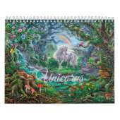 Kleur uw kinder Unicorn-agenda Kalender (Hoes)