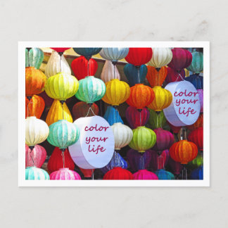 Kleur uw leven Briefkaart