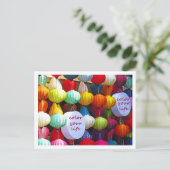 Kleur uw leven Briefkaart (Staand voorkant)