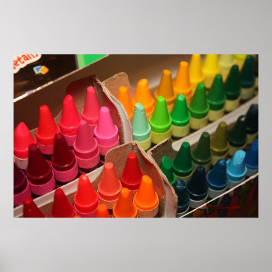 Kleur uw leven poster (Voorkant)