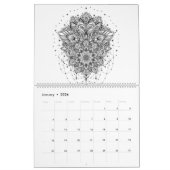 Kleur uw Mandala Agenda Kalender (Jan 2026)