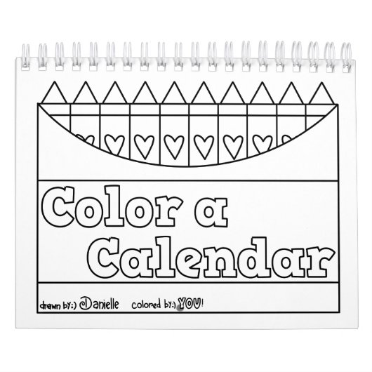 Kleur Uw Tweede Agenda Kalender (Hoes)