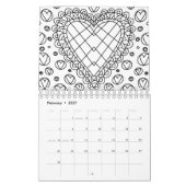 Kleur Uw Tweede Agenda Kalender (Feb 2027)