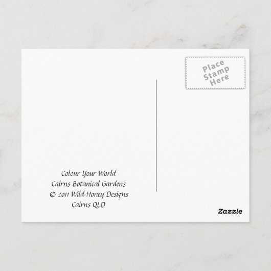 Kleur Uw Wereld Briefkaart (Achterkant)