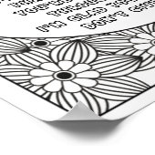 Kleur Uw Wereld: Levendige tinten van positiviteit Poster (Hoek)