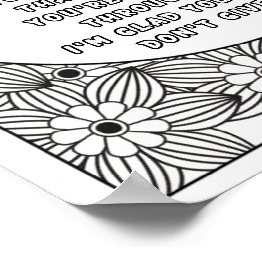 Kleur Uw Wereld: Levendige tinten van positiviteit Poster (Hoek)