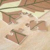 Kleur val bladeren patroon legpuzzel (Zijkant)
