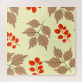 Kleur val bladeren patroon legpuzzel (Horizontaal)