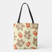 Kleur val bladeren patroon tote bag (Achterkant)