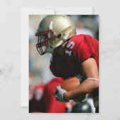 Kleur van American Football-feest wijzigen en logo Kaart (Achterkant)