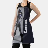 Kleur van Catwoman Schort (Insitu)