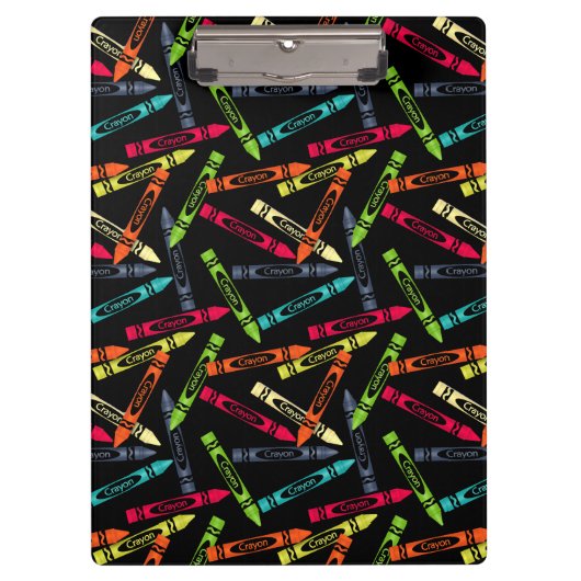 Kleur van Crayons Terug naar school Klembord (Voorkant)