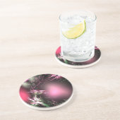 Kleur van de Abstracte Natuur Zandsteen Onderzetter (Zijkant)